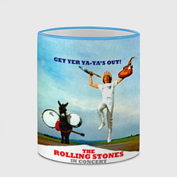 Кружка 3D Get Yer Ya-Yas Out! - The Rolling Stones, цвет: 3D-небесно-голубой кант — фото 2