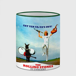 Кружка 3D Get Yer Ya-Yas Out! - The Rolling Stones, цвет: 3D-зеленый кант — фото 2