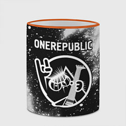 Кружка 3D OneRepublic - КОТ - Краска, цвет: 3D-оранжевый кант — фото 2