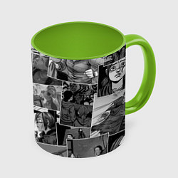 Кружка 3D The last of us comix, цвет: 3D-белый + светло-зеленый