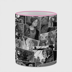 Кружка 3D The last of us comix, цвет: 3D-розовый кант — фото 2