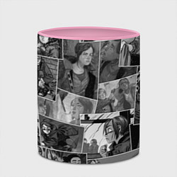 Кружка 3D The last of us comix, цвет: 3D-белый + розовый — фото 2