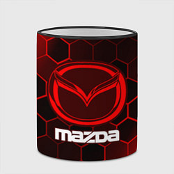 Кружка 3D MAZDA Соты, цвет: 3D-черный кант — фото 2