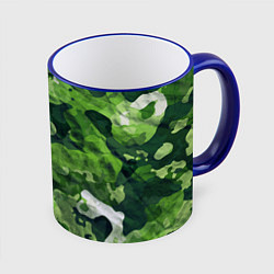 Кружка 3D Camouflage Pattern Камуфляж Паттерн, цвет: 3D-синий кант