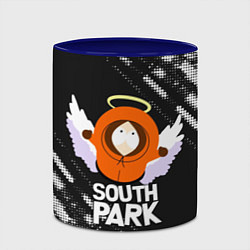 Кружка 3D Южный парк - Кенни Kenny ангел, цвет: 3D-белый + синий — фото 2