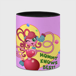 Кружка 3D Mommy knows best, цвет: 3D-белый + черный — фото 2