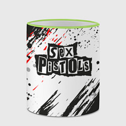 Кружка 3D Sex Pistols Big Logo, цвет: 3D-светло-зеленый кант — фото 2