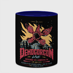 Кружка 3D Stranger Things Demogorgon, цвет: 3D-белый + синий — фото 2