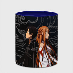 Кружка 3D Кирито и Асуна - Sword Art Online, цвет: 3D-белый + синий — фото 2