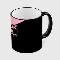 Кружка 3D BLACKPINK BIG LOGO, цвет: 3D-черный кант