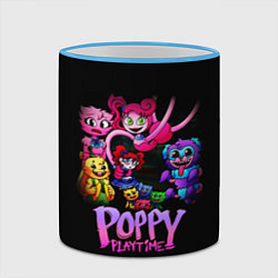 Кружка 3D POPPY PLAYTIME chapter 2 персонажи игры, цвет: 3D-небесно-голубой кант — фото 2