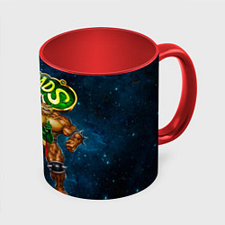Кружка 3D Rare - Battletoads, цвет: 3D-белый + красный