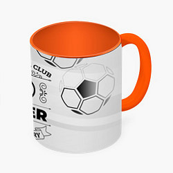 Кружка 3D Inter Football Club Number 1 Legendary, цвет: 3D-белый + оранжевый