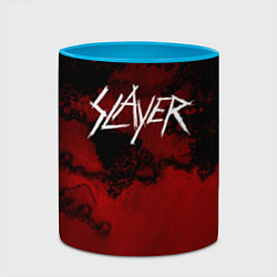Кружка 3D World Painted Blood - Slayer, цвет: 3D-белый + небесно-голубой — фото 2