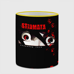 Кружка 3D Конвейер снов - Stigmata, цвет: 3D-желтый кант — фото 2
