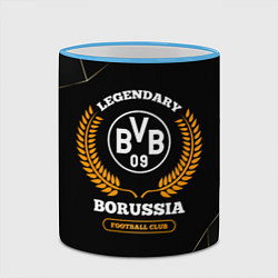 Кружка 3D Лого Borussia и надпись Legendary Football Club на, цвет: 3D-небесно-голубой кант — фото 2