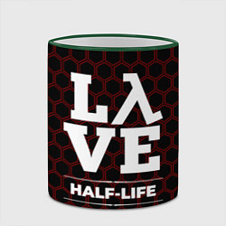 Кружка 3D Half-Life Love Классика, цвет: 3D-зеленый кант — фото 2