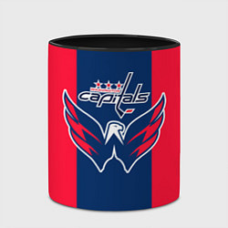 Кружка 3D Вашингтон КэпиталзWashington Capitals, цвет: 3D-белый + черный — фото 2