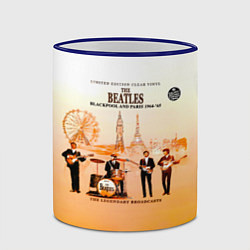 Кружка 3D The Beatles Blackpool And Paris 1964-65, цвет: 3D-синий кант — фото 2