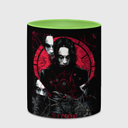 Кружка 3D Брэндон Ли - фильм Ворон, цвет: 3D-белый + светло-зеленый — фото 2