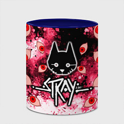 Кружка 3D STRAY HORROR, цвет: 3D-белый + синий — фото 2