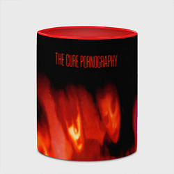 Кружка 3D Pornography - The Cure, цвет: 3D-белый + красный — фото 2