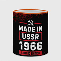 Кружка 3D Made in USSR 1966 - limited edition, цвет: 3D-оранжевый кант — фото 2