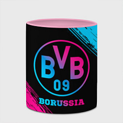 Кружка 3D Borussia - neon gradient, цвет: 3D-белый + розовый — фото 2