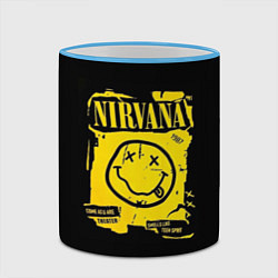 Кружка 3D Nirvana принт, цвет: 3D-небесно-голубой кант — фото 2