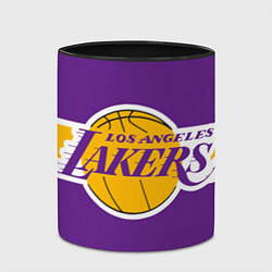 Кружка 3D LA Lakers NBA, цвет: 3D-белый + черный — фото 2