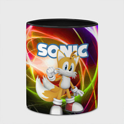 Кружка 3D Майлз Тейлз Прауэр - Sonic - Видеоигра, цвет: 3D-белый + черный — фото 2