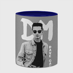 Кружка 3D Dave Gahan - Depeche Mode, цвет: 3D-белый + синий — фото 2