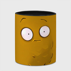 Кружка 3D Plants vs Zombies Орешек, цвет: 3D-белый + черный — фото 2