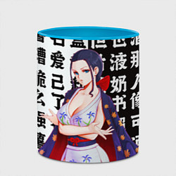 Кружка 3D Нико Робин - Ван Пис, цвет: 3D-белый + небесно-голубой — фото 2