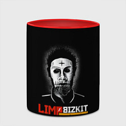 Кружка 3D Limp bizkit Wes Borland, цвет: 3D-белый + красный — фото 2