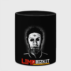 Кружка 3D Limp bizkit Wes Borland, цвет: 3D-белый + черный — фото 2