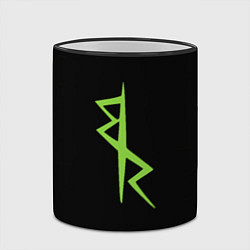 Кружка 3D Киберпанк - Команда Дэвида, цвет: 3D-черный кант — фото 2