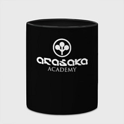 Кружка 3D Киберпанк - Arasaka Academy, цвет: 3D-белый + черный — фото 2