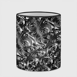 Кружка 3D Стальные узоры, цвет: 3D-черный кант — фото 2
