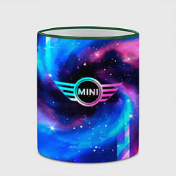 Кружка 3D Mini неоновый космос, цвет: 3D-зеленый кант — фото 2