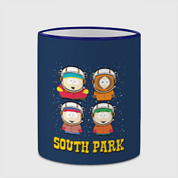 Кружка 3D South park космонавты, цвет: 3D-синий кант — фото 2