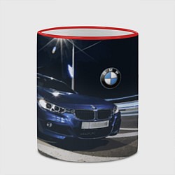 Кружка 3D BMW на ночной трассе, цвет: 3D-красный кант — фото 2