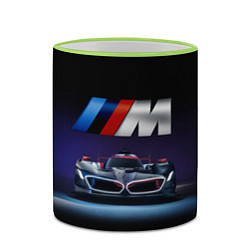Кружка 3D BMW M Performance Motorsport, цвет: 3D-светло-зеленый кант — фото 2