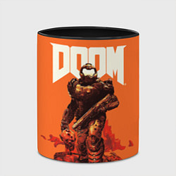 Кружка 3D DOOM - Doomguy, цвет: 3D-белый + черный — фото 2