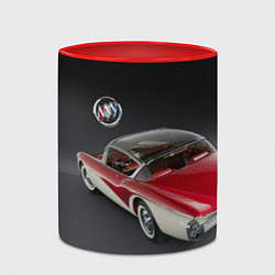 Кружка 3D Buick Centurion - USA - Retro, цвет: 3D-белый + красный — фото 2