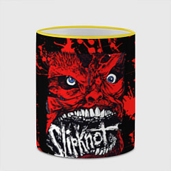 Кружка 3D Slipknot red blood, цвет: 3D-желтый кант — фото 2