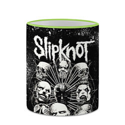 Кружка 3D Slipknot Black, цвет: 3D-светло-зеленый кант — фото 2