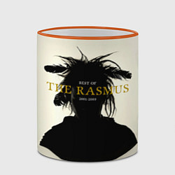 Кружка 3D Best of 2001 - 2009 The Rasmus, цвет: 3D-оранжевый кант — фото 2