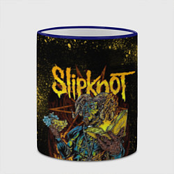 Кружка 3D Slipknot Yellow Monster, цвет: 3D-синий кант — фото 2