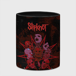 Кружка 3D Slipknot red satan, цвет: 3D-белый + черный — фото 2